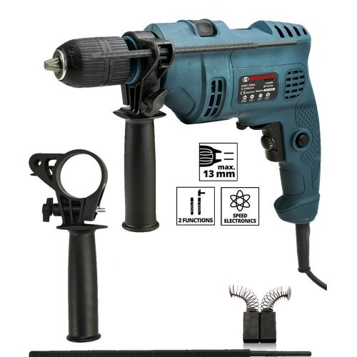 BoschPlus EEA214 Elektrikli 13mm Darbeli Matkap (Mavi)