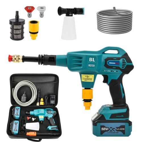 BoschPlus EEA374 Profesyonel Kömürsüz 58vf Yüksek Basınçlı Çift Akülü Oto Araba Yıkama, Sulama, İlaçlama Makinesi